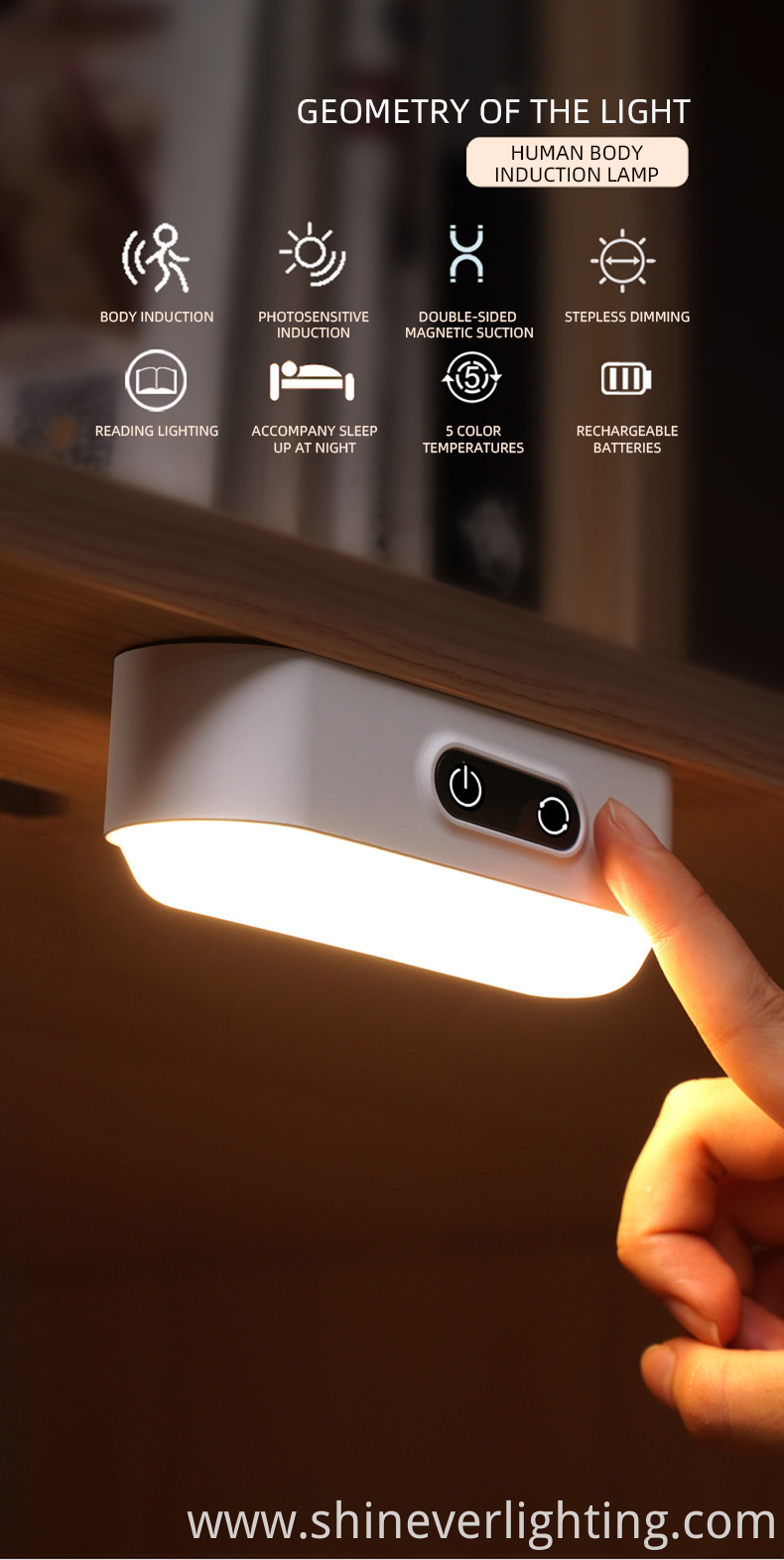 Adjustable Motion-Sensing Night Light